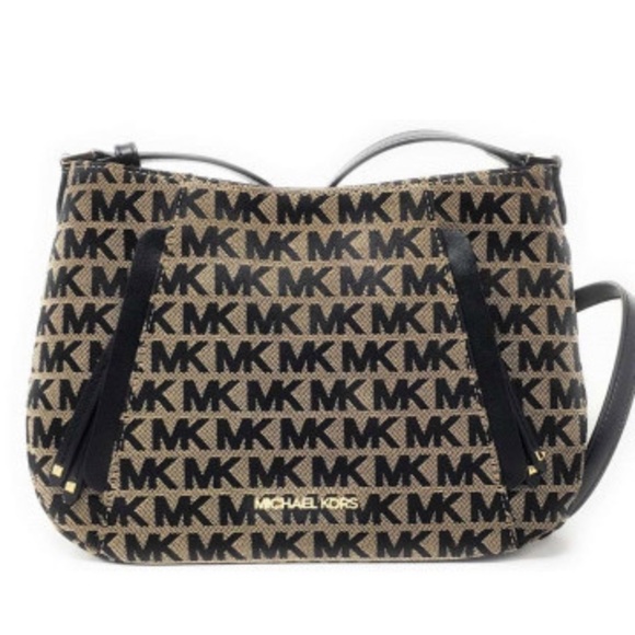Michael Kors Bags Michael Kors Evie Medium Logo Jacquard Crossbody